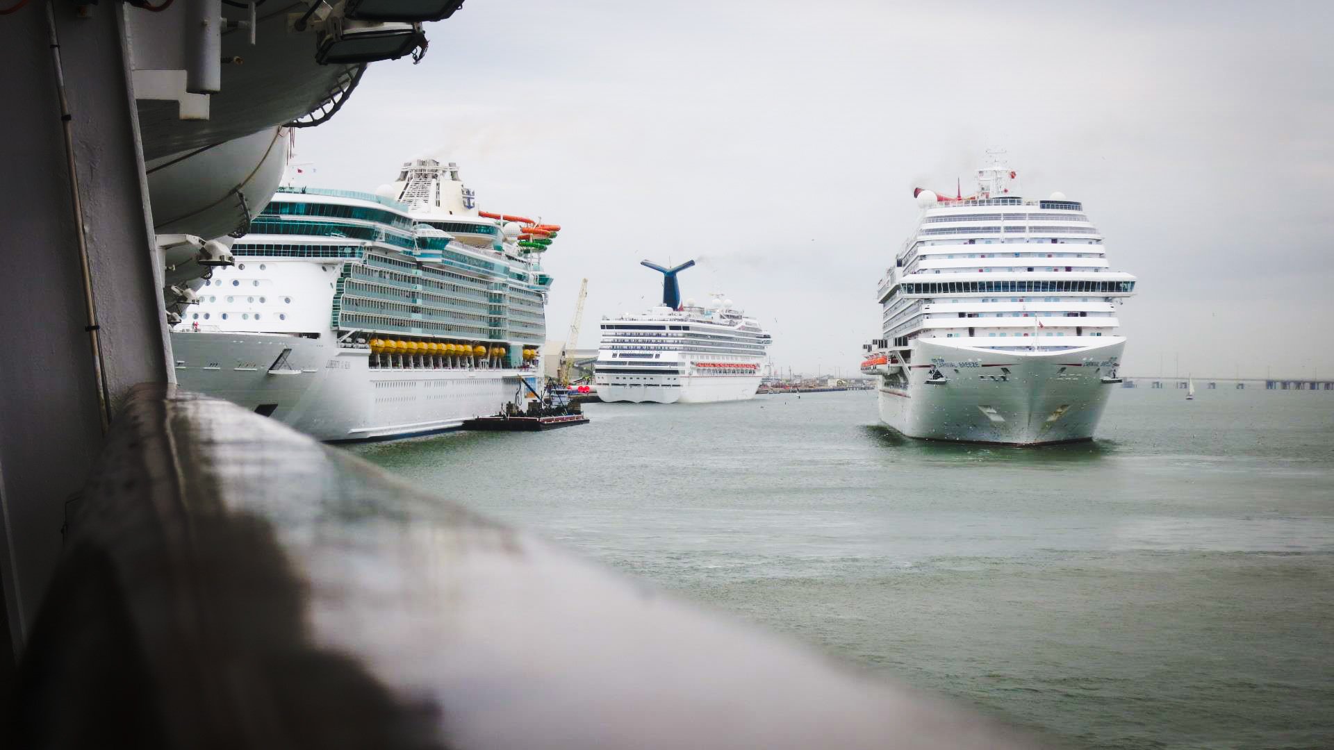 Cruise Ships in Port Galveston