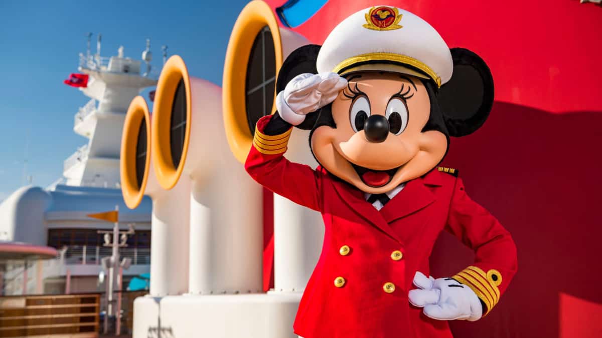Captain Minnie on a Disney Cruise