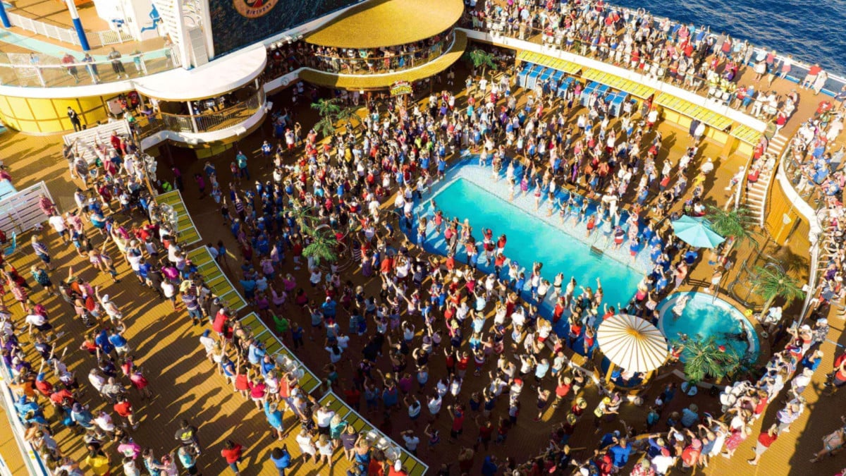 Carnival Cruise Line Deck Party