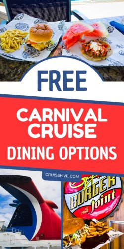 Food during a cruise vacation can make or break your experience and these free Carnival cruise dining options can offer everything you need.
