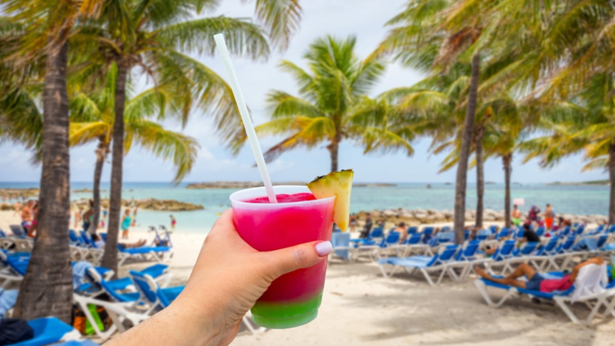 Cruise Private Island Drink
