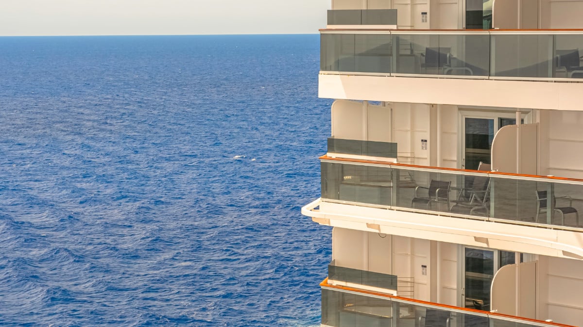 Cruise Ship Balcony View