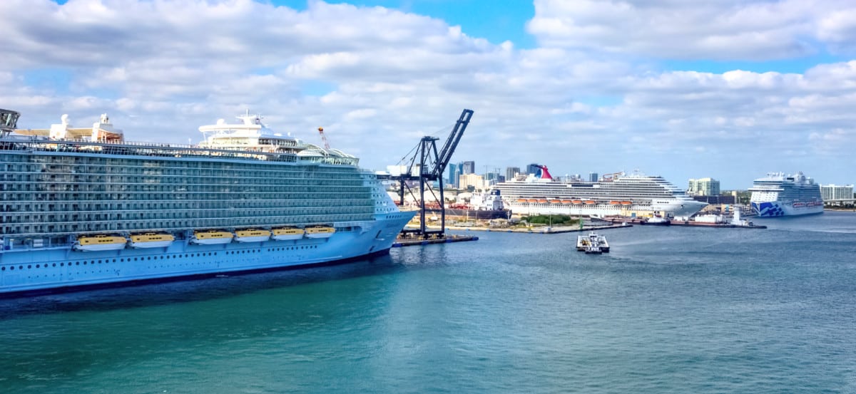 Docked Cruise Ships, Fort Lauderdale