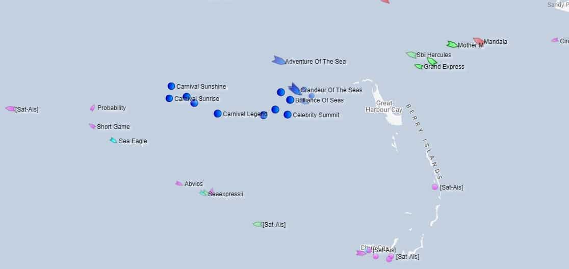 Real-Time Cruise Ship Tracker