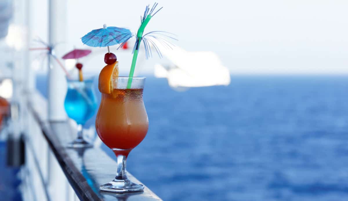 Drinks on a Cruise Ship