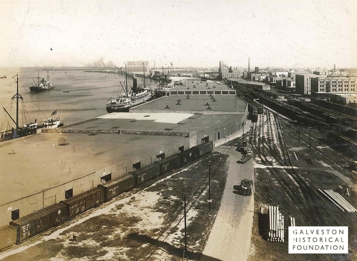Galveston Cruise Port in 1928