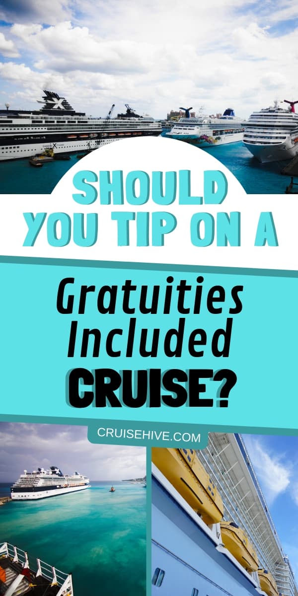 Cruise gratuities tips on if you should tip when it's included in the fare.