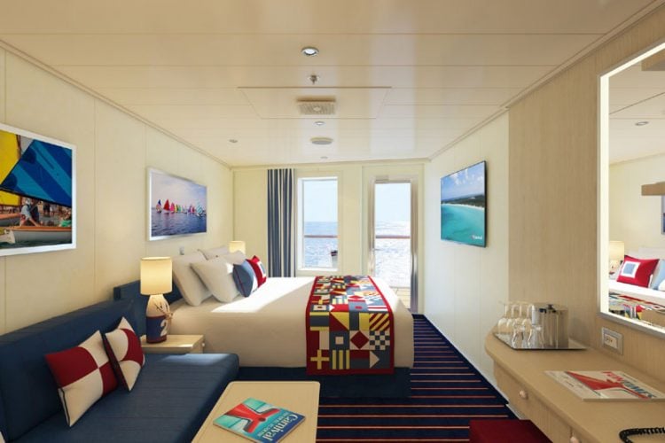 Carnival Horizon Aft-View Harbor Family Stateroom