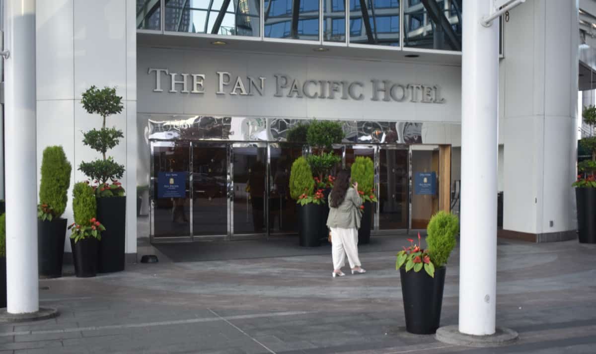 The Pan Pacific Hotel in Vancouver