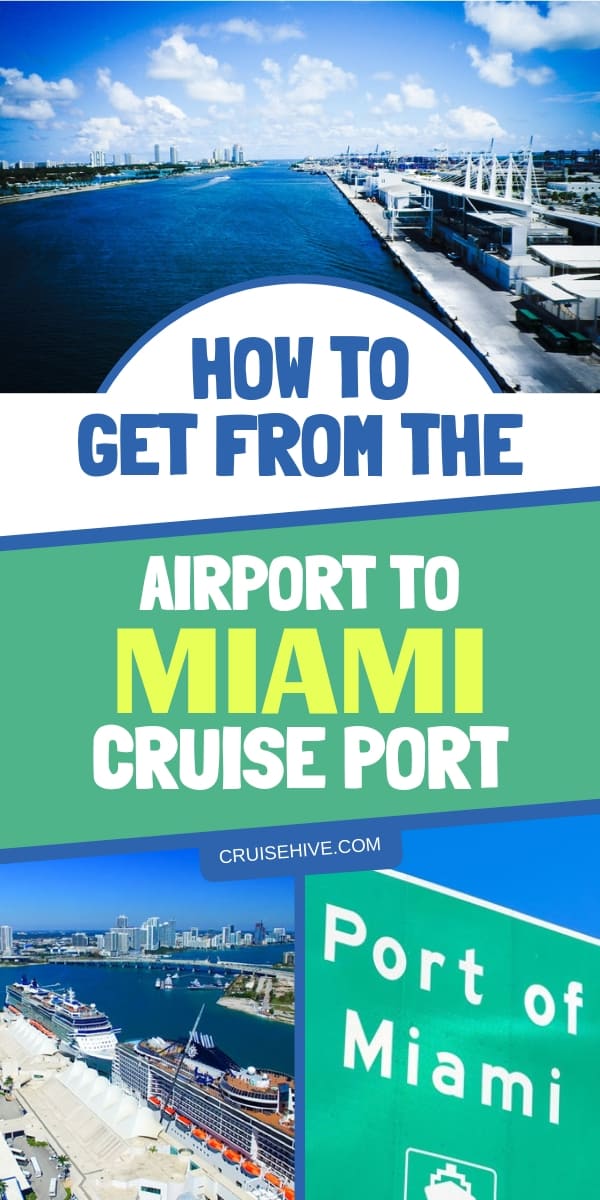 Cruise and travel tips for getting from these main Florida airports to the Miami cruise port. Your guide for a cruise vacation from Miami.