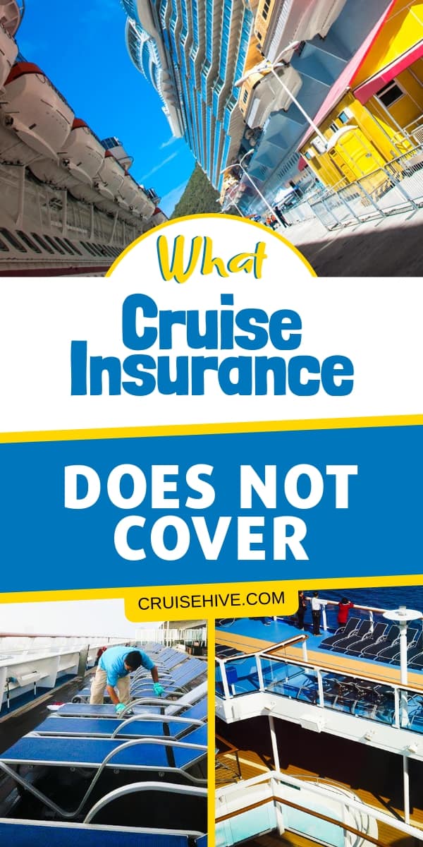 Travel insurance tips for cruises and finding out what is not usually covered. Essential details to know before your vacation begins.