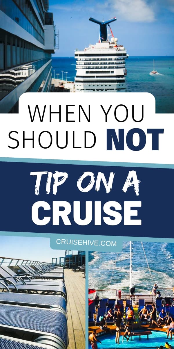A guide on cruise ship tipping. We're going over why you should not tip during a cruise ship vacation. Learn about how gratuities work for different aspects of the cruise experience.