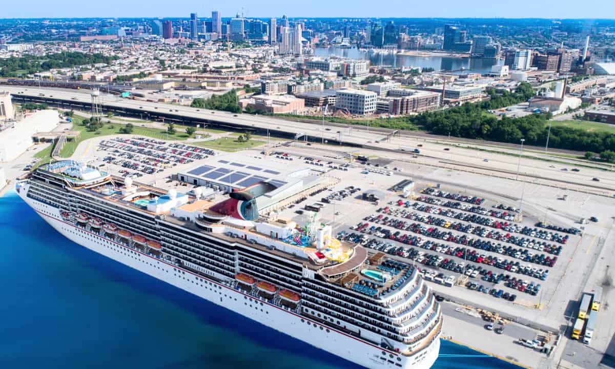 Baltimore Cruise Port and Skyline