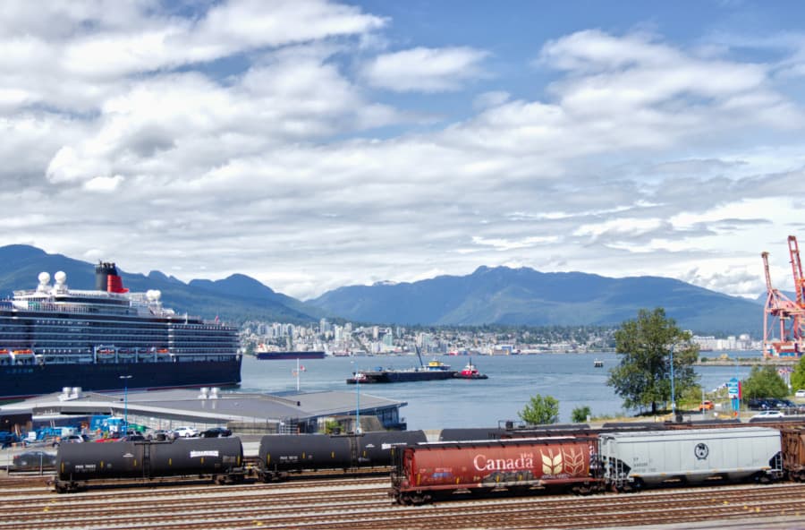 Trains in Vancouver
