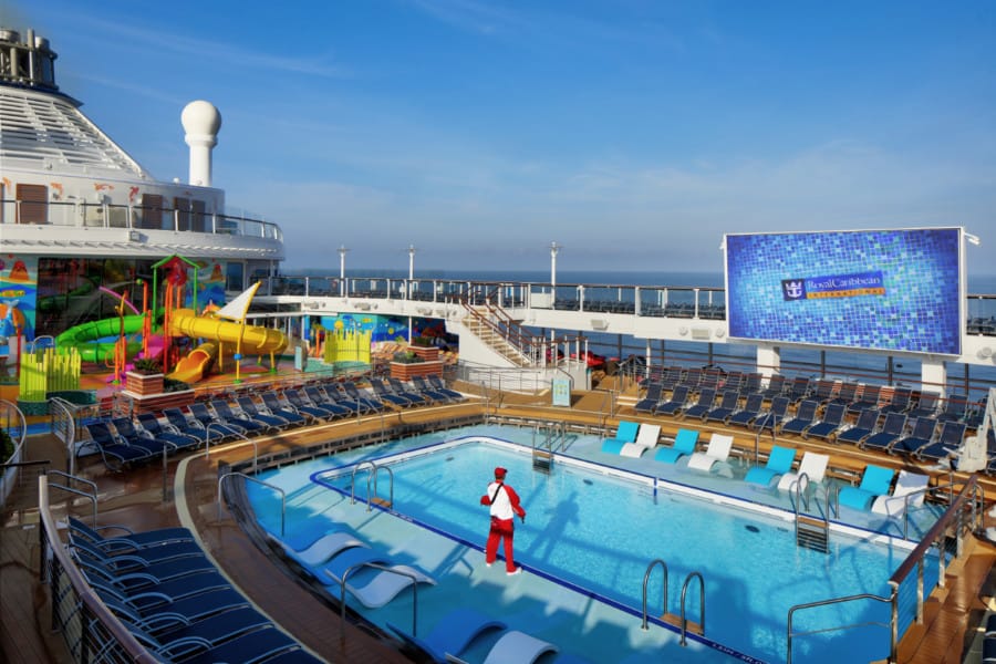 Spectrum of the Seas Open Deck and Swimming Pook