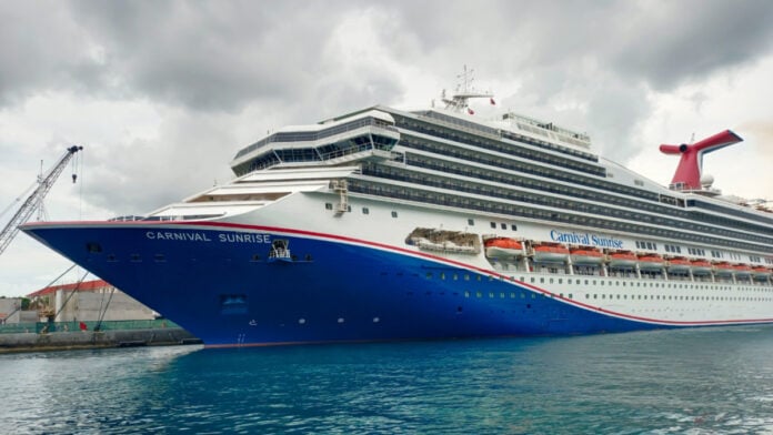 Carnival Sunrise Cruise Ship