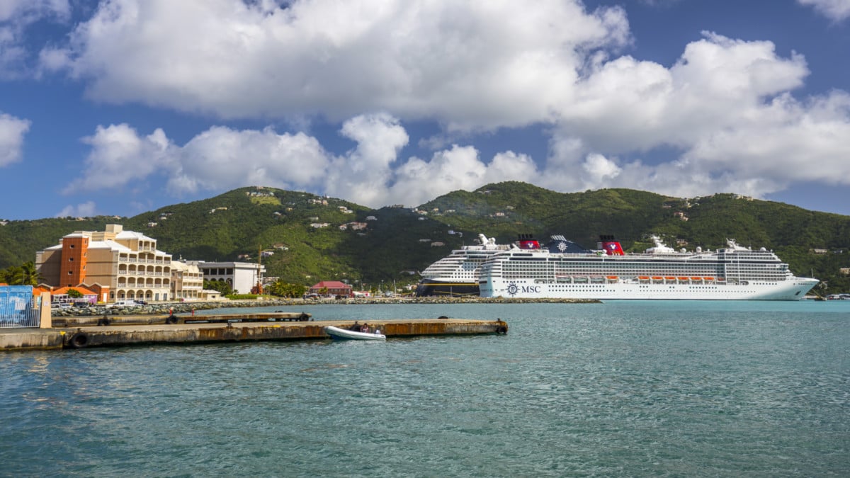 Cruise Ships in Tortola, British Virgin Islands