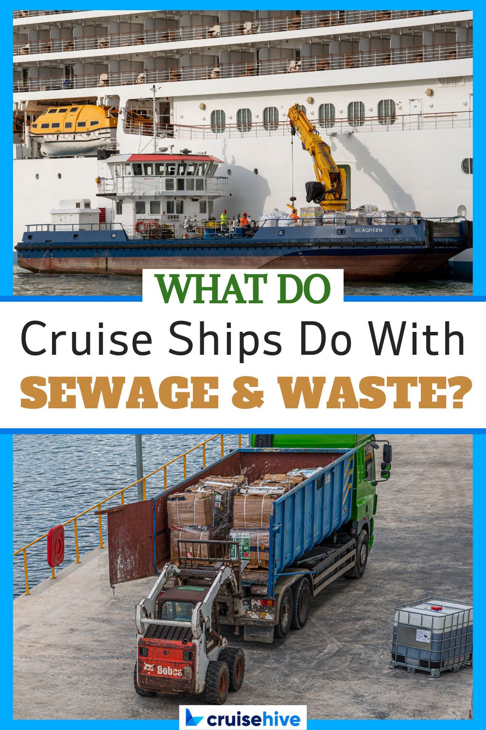What do cruise ships do with sewage